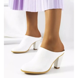 Vita tofflor på Plotkin-stolpen 1