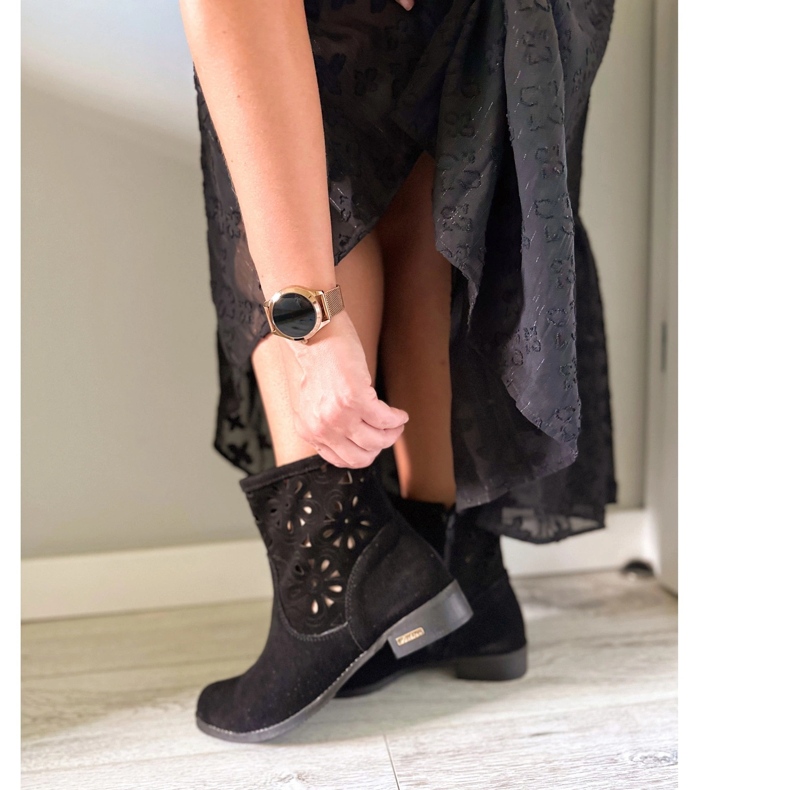 Olivier Bekväma Alice -svarta stövlar 2