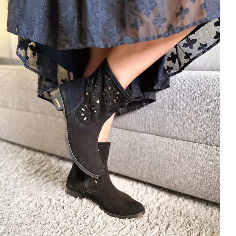 Olivier Bekväma Alice -svarta stövlar 1