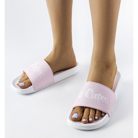 Lee Cooper LCW-23-42-1734L rosa gummitofflor 1