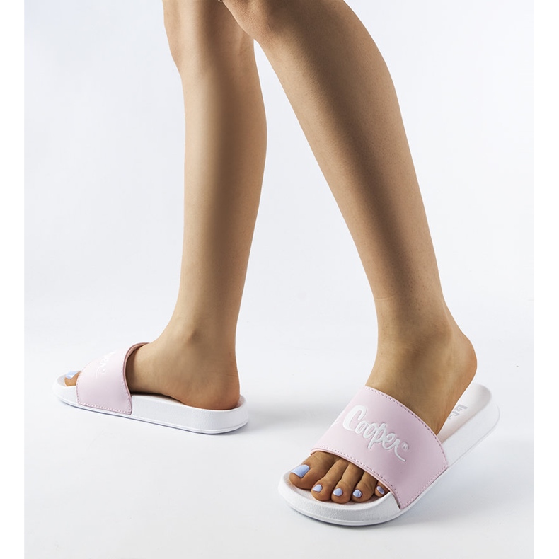 Lee Cooper LCW-23-42-1734L rosa gummitofflor 2