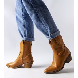 Bruna cowboystövlar L08-198 Camel 1