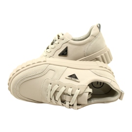 Beige läder Creepers Filippo DP4913/23 BE beige 4