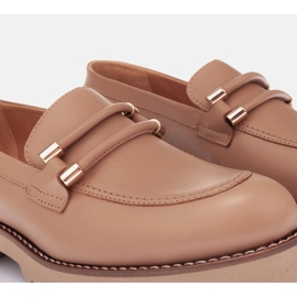 Marco Shoes Lätta loafers beige 2