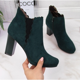 Isolerade stövlar för kvinnor, gröna Jezzi FAF125-12 2