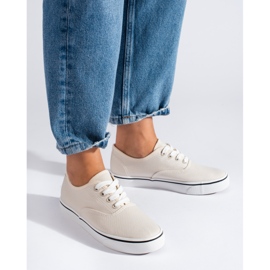 SHELOVET Sneakers för kvinnor beige 1