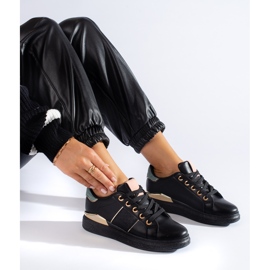 Svarta damsportskor Shelovet sneakers 1