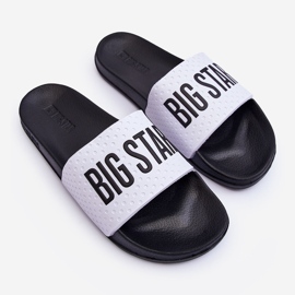 Herrflip-flops Big Star MM174320 Vit och svart 1