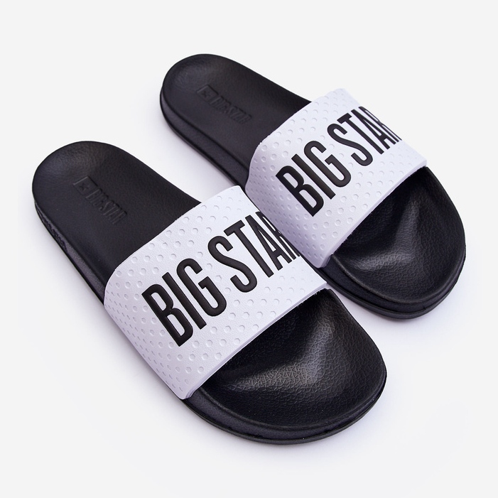 Herrflip-flops Big Star MM174320 Vit och svart 1