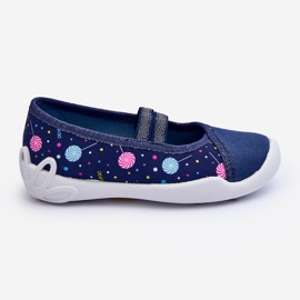 BEFADO S.A. Befado ballerina tofflor 116X316 Marinblå 2