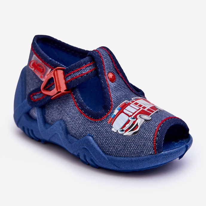 BEFADO S.A. Barnsandaler, Befado tofflor, Brandbil 217P118, Blå 1