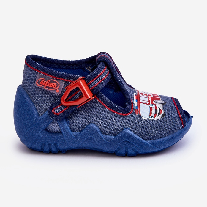 BEFADO S.A. Barnsandaler, Befado tofflor, Brandbil 217P118, Blå 2