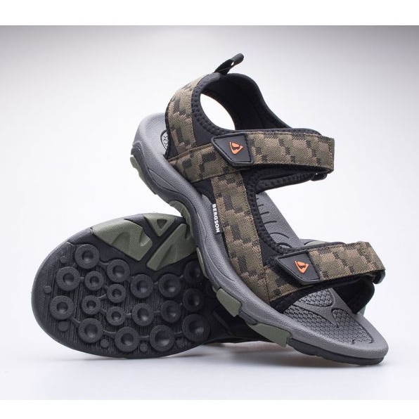 Bergson Benue Hiking Herrsandaler BRG00127 grön 1