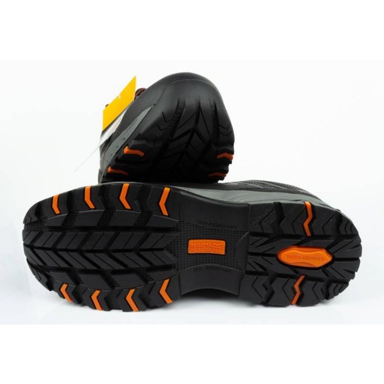 Herrhälsa och säkerhetsarbetsskor Regatta Pro Kata S1P TRK125 Svart och grå 4