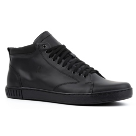 Polbut Skinnsneakers för män 2108, svarta 1
