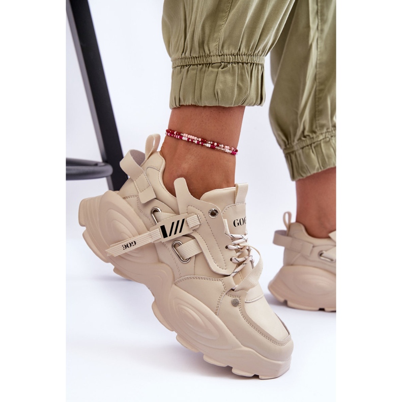 GOE MM2N4015 Sports Sneakers, Beige 2