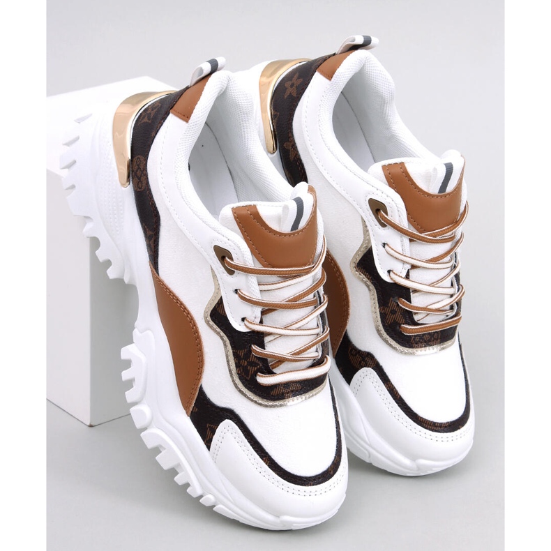 Nesbit White wedge sneakers vit 1