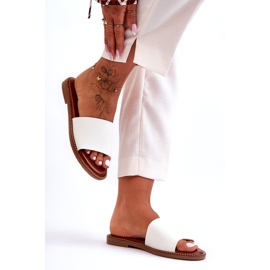 Klassiska damsandaler Vit Aphrodite 4