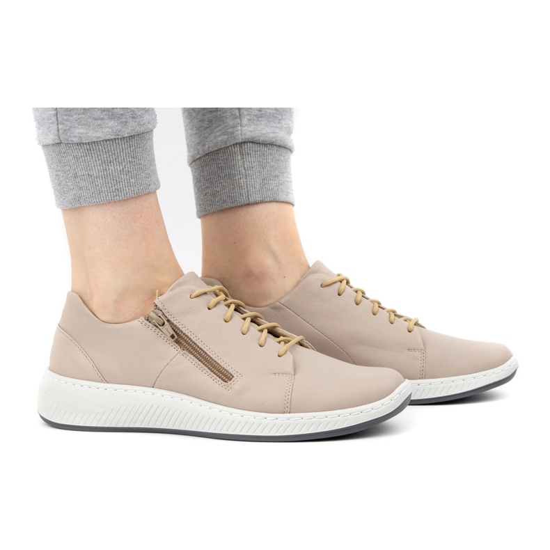 WASAK Damskor läder sneakers 0602W grå 2