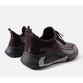 Monje bruna sneakers för män 1