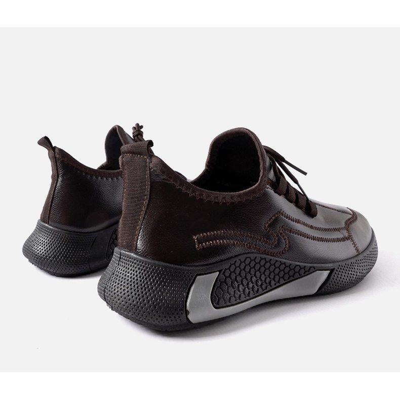 Monje bruna sneakers för män 1