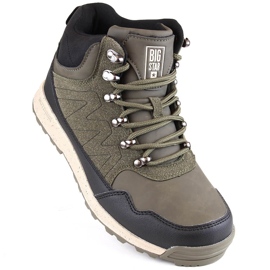 Isolerade gröna ankelhöga stövlar Big Star MM274480 1