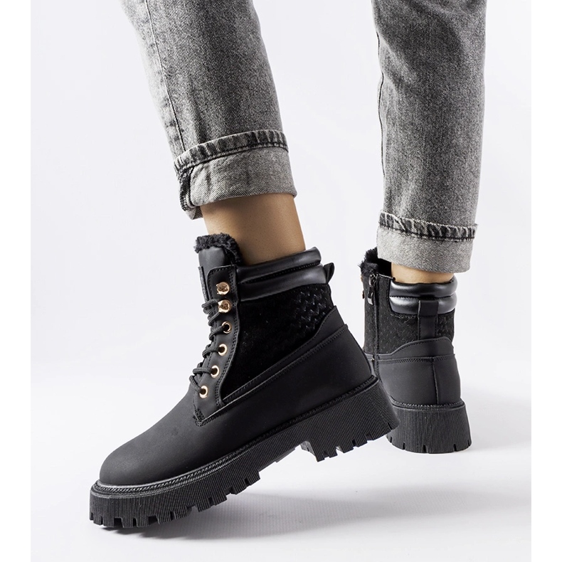 Svarta isolerade Foca-stövlar 1