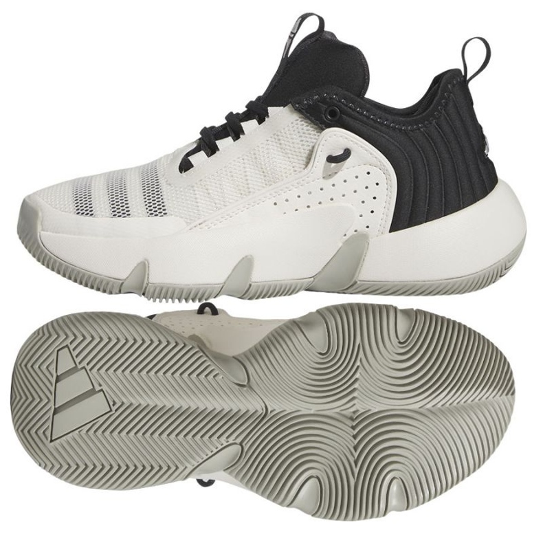 Adidas Trae Unlimited Jr IG0704 basketskor vit 1