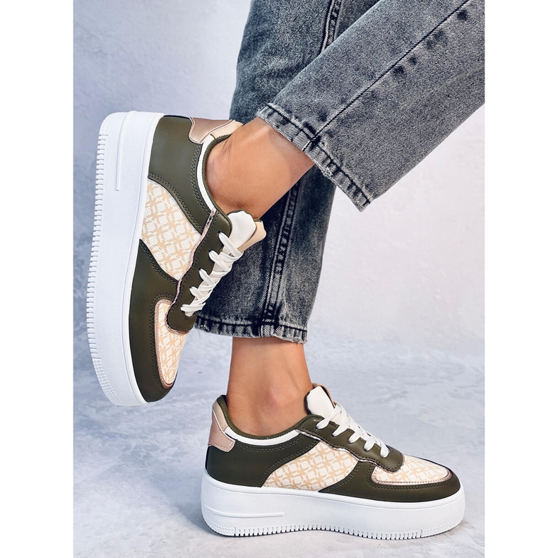 Glovi Gröna sportskor för kvinnor 2