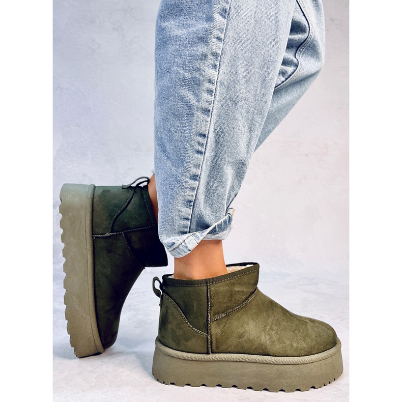 Plattformssnöskor Solnis Green grön 2