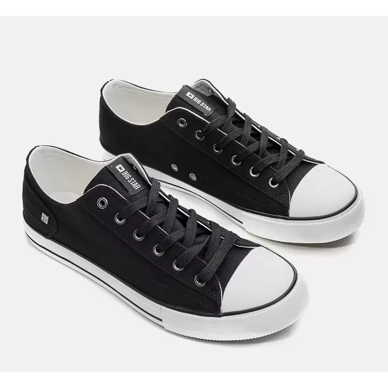 Big Star svarta herrsneakers DD174273 2
