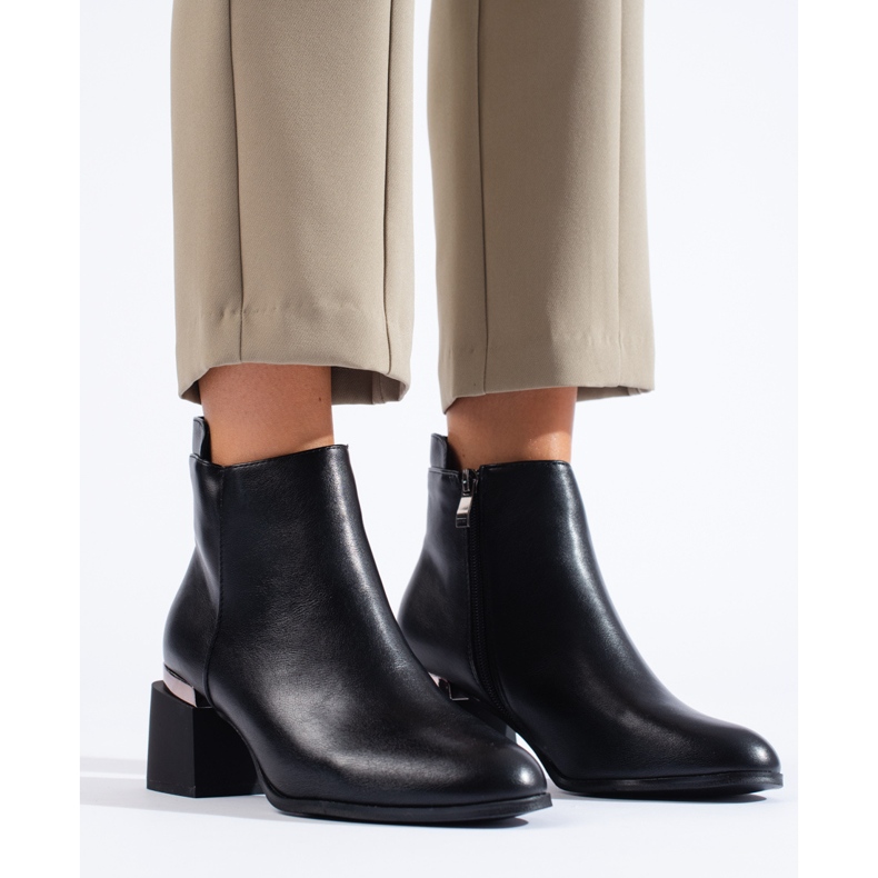 Svarta klassiska Shelovet stövlar för kvinnor 2