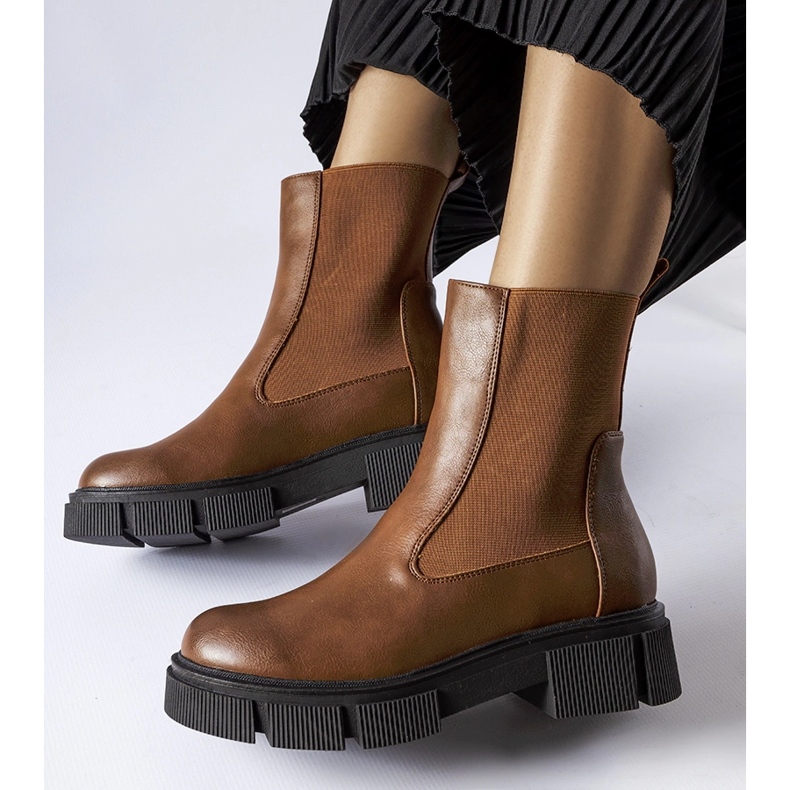 Bruna high-top slip-on Chelsea boots från Marausa 1