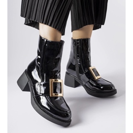 Svarta högklackade stövlar från Girardi 1