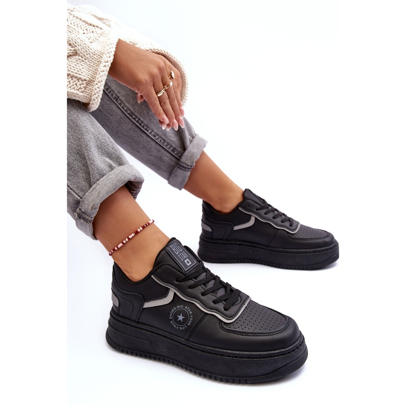 Sportskor dam Sneakers Big Star MM274232 Svart 1