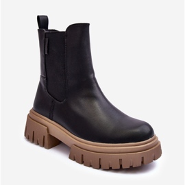 Isolerade massiva Chelsea-stövlar Big Star MM274606 Svart 2