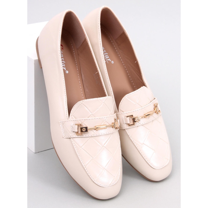 Jennie Beige loafers för dam 1