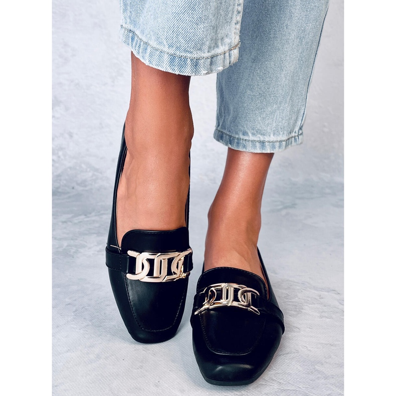 Lidia Svarta loafers för kvinnor 1