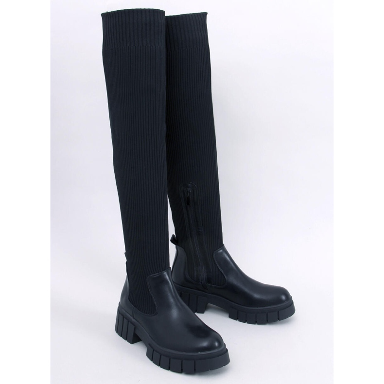 Stövlar med en flexibel ovandel Rozier Black svart 1