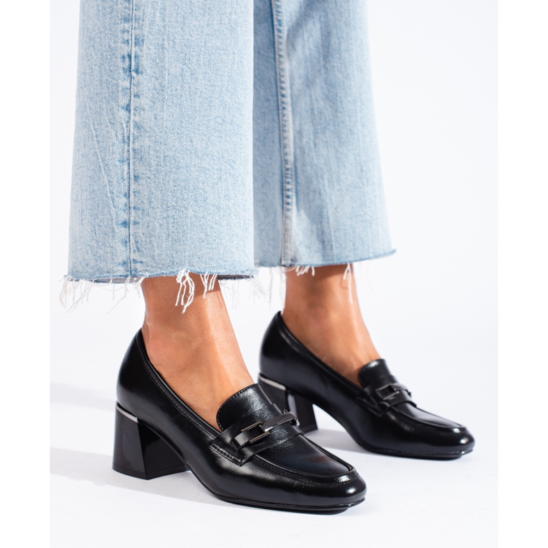 Svarta eleganta damskor från Shelovet 1