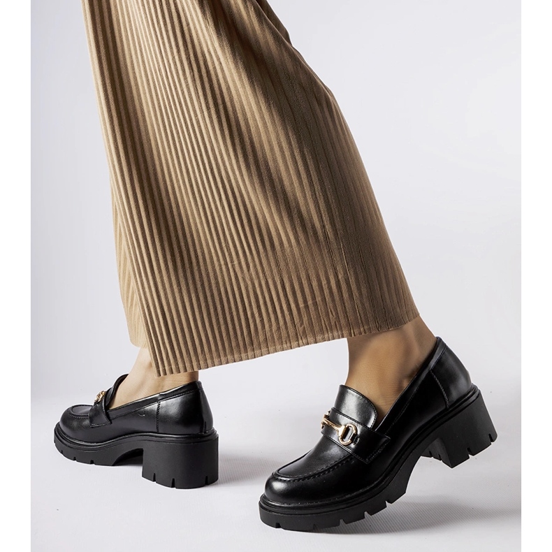 Svarta Fabrizio högklackade skor 1