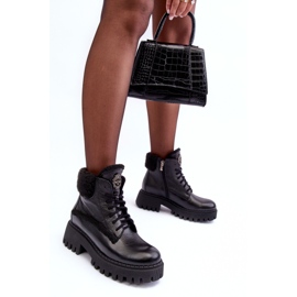 Skinnstövlar för dam Svarta Lemar Vergo 1