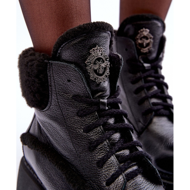 Skinnstövlar för dam Svarta Lemar Vergo 2