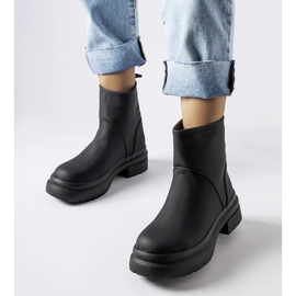 Svarta gummiisolerade Clotilde ankelstövlar 1