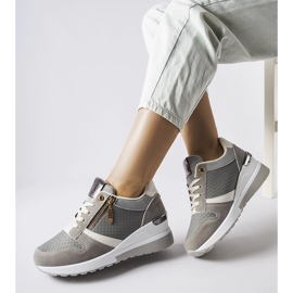 Inna Grå Ashland wedge sneakers 1