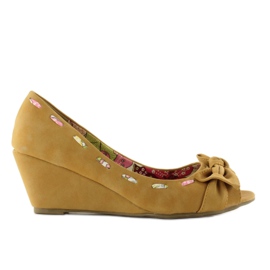 Pumps kilar 77-79 kamel brun 1