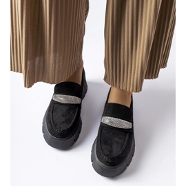 Svarta mockasiner med en massiv Macario-sula 2