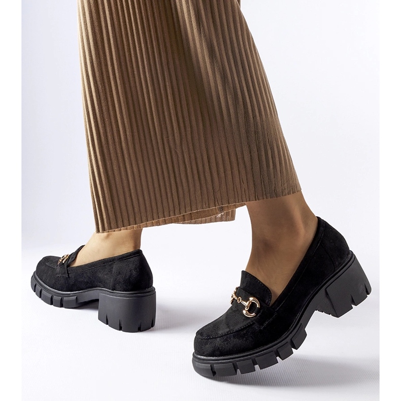 Svarta Irmina högklackade skor 1