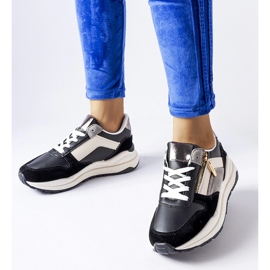 Vita och svarta Cecchi sneakers 1