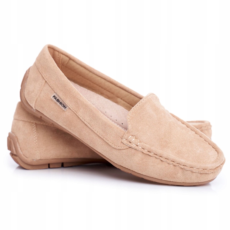 Evento Dam Loafers Beige Suede Morreno 4